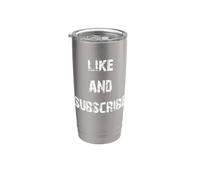 Like and Subscribe Stainless Steel Insulated Tumbler