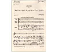 Like as the hart desireth the waterbrooks: Vocal score