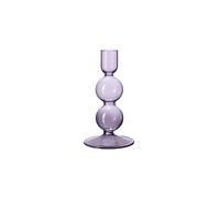like. by Villeroy and Boch - Like Home candle holder in purple, 8 x 8 x 16 cm, borosilicate glass