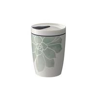 Like. By Villeroy And Boch To Go Mug S Succulent, 270 Ml, Premium Porcelain/Silicone, White/Green