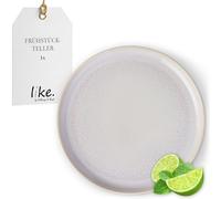 like. by Villeroy & Boch - Crafted Cotton, Breakfast Plate, Premium Porcelain, Dishwasher-Safe, Microwave-Safe, Stackable, Plate, Dinner Plate, Crockery