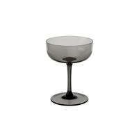 like. by Villeroy & Boch - Like Glass Smoke Champagne Glasses Set 2 pcs Grey, Dishwasher-Safe, Set for Sparkling Wine/Champagne, Prosecco/Champagne Glasses, drinkware, Crystal Glass