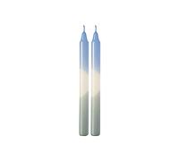 like. by Villeroy & Boch Like Home Taper Candle Ice & Sage, 2 x 23 cm, 2 Items, Multicoloured