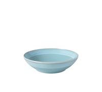Like. by Villeroy & Boch - Perlemor Aqua Bowl, Dimensions: Approx. 26 × 26 × 7 cm, Blue, Dishwasher-Safe & Microwave-Safe, Pottery-Look Effect Glaze, Premium Porcelain Bowl