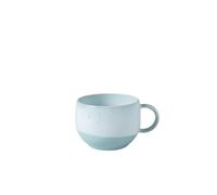 Like. by Villeroy & Boch - Perlemor Aqua Coffee Cup, Dimensions: Approx. 12 × 9 × 6.5 cm, Blue, Dishwasher-Safe & Microwave-Safe, Pottery-Look Effect Glaze, Premium Porcelain Cup