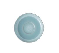 Like. by Villeroy & Boch - Perlemor Aqua Coffee Cup Saucer, Dimensions: Approx. 16 × 16 × 3 cm, Blue, Dishwasher-Safe & Microwave-Safe, Pottery-Look Effect Glaze, Premium Porcelain Saucer