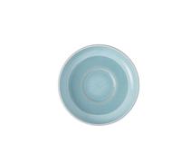 Like. by Villeroy & Boch - Perlemor Aqua Espresso Cup Saucer, Dimensions: Approx. 12 × 12 × 2 cm, Blue, Dishwasher-Safe & Microwave-Safe, Pottery-Look Effect Glaze, Premium Porcelain Saucer