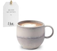 like. by Villeroy & Boch - Perlemor Sand Mug 210 ml Beige, Dishwasher-Safe, Microwave-Safe, Coffee Cup, Cup for Coffee or Tea, Mug with Handle, Premium Porcelain