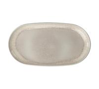 Like. by Villeroy & Boch - Perlemor Sand Serving Platter 34 x 18 x 3 cm, Premium Porcelain Made in Germany, Beige, Microwave-Safe & Dishwasher-Safe, Serving Plate
