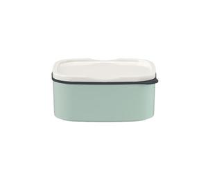 like. by Villeroy & Boch - ToGo & ToStay - lunch box, 13 x 10 x 6 cm, premium porcelain, rectangular, Mint green