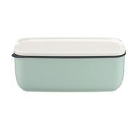 like. by Villeroy & Boch - ToGo & ToStay - lunch box, 20 x 13 x 7.5 cm, premium porcelain, rectangular, Mint green