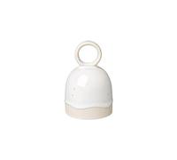 like. by Villeroy & Boch - Winter Glow desk bell, Christmas decoration in Premium Porcelain, White / Beige, Weiß / Beige