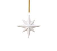 Villeroy & Boch Winter Glow Christmas tree bauble star White-beige