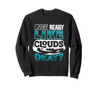 Like Clouds Okay Weather Forecaster Meteorologist Weatherman Sweatshirt