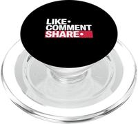 Like Comment Share Social Media Creator PopSockets PopGrip for MagSafe