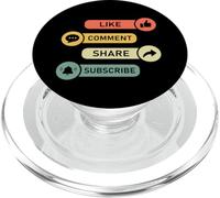Like, Comment, Share, Subscribe - Livestream Video Blogging PopSockets PopGrip for MagSafe