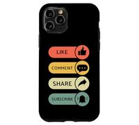 Like, Comment, Share, Subscribe - Video Blogging Livestream Case for iPhone 11 Pro