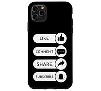 Like, Comment, Share, Subscribe - Video Blogging Livestream Case for iPhone 11 Pro Max