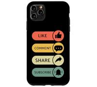 Like, Comment, Share, Subscribe - Video Blogging Livestream Case for iPhone 11 Pro Max
