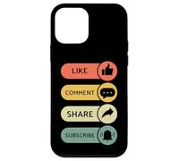 Like, Comment, Share, Subscribe - Video Blogging Livestream Case for iPhone 12 mini