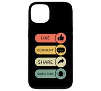 Like, Comment, Share, Subscribe - Video Blogging Livestream Case for iPhone 13