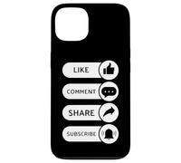 Like, Comment, Share, Subscribe - Video Blogging Livestream Case for iPhone 13