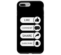 Like, Comment, Share, Subscribe - Video Blogging Livestream Case for iPhone 7 Plus/8 Plus