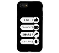 Like, Comment, Share, Subscribe - Video Blogging Livestream Case for iPhone SE (2020) / 7/8