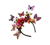 Like Flowers Butterfly Hairban Hair Styling Accessory with Flexible Wire Ideal for Garden Parties and Galas Event Butterfly Fascinator
