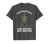 Like History but Dirtier Skeleton dig T-Shirt, Men, Dark Heather Grey, XX-Large