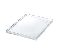 Like-It | MX-T15 | System Tray (S) Lid | Clear Stackable Organizer Tray | 4.53" x 6.06" x 0.39"