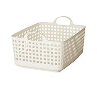 Like-It │SCB-7 │Daily use Inside or Outside. Movable Handles Make it Easy to Carry Around | Portable Large Basket for Kitchen, Laundry and Kids Room | 13.98 x 17.91 x 9.96 | White | 6.34 gal