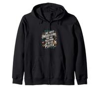 Like Most Musicians You Are Following A Bass Player - Zip Hoodie