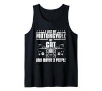 Like My Cat and My Motorbike Motorcycles Motorcycling Biker Tank Top