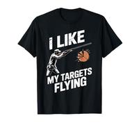 Like My Targets Flying Clay Skeet Trap Pigeon Trap Shooting T-Shirt