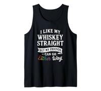 Like My Whiskey Straight Friends LGBTQ Gay Pride Proud Ally Tank Top