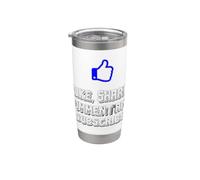 Like, Share, Comment and Subscribe Stainless Steel Insulated Tumbler