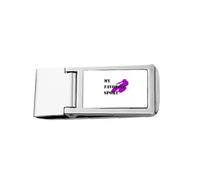 Like Sports Fitness Balanced Bicycle Slim Money Clip Stainless Holder Pocket Wallet