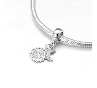 Like Sun and Moon Fine Pendants Beads for Diy Bracelets Necklaces Jewelry Making Fashionable Charm Beaded Accessories Present
