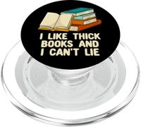 Like Thick Books Cant Lie Happiness Reading Positive PopSockets PopGrip for MagSafe