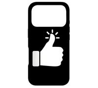 Likeable Thumbs Up Clothing | Funny & Cute Like Button Case for iPhone 17 Pro