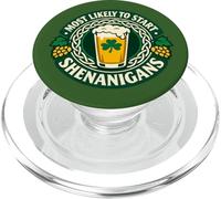 Likely To Start Shenanigans St Patricks Day PopSockets PopGrip for MagSafe