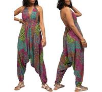 likemary Jumpsuits for Women UK - Harem Halter Romper with Pockets