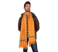 likemary Wool Scarf for Men - Winter Scarf Mens - Merino Wool Blanket Scarf - Ethical Gifts for Him - Travel Blanket - Mansi Mustard