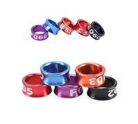 LIKENDWB 100 Pcs 4.4mm Identification Ring Bird Leg Bands Multicolored on Leg Rings for Chick Bantam Finch Pigeons Parrots Closed Rings Identify Leg 100pieces 4.8MM
