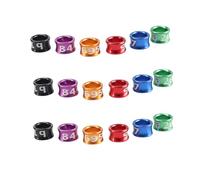 LIKENDWB Generic Bird Foot Rings Identification & Tracking Closed Rings, Comfortable Fit Bright Colors Durable Material Suitable for Parrots, Pigeons, Poultry & More 1piece 5.7MM
