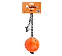Pet Brands Dog Toy Collar Liker Cord Ball on a String – Harmless – 7 cm – Orange