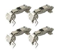 LIKERAINY 170 Degree Full Overlay Hinges 35mm with Damper Soft Closing Kitchen Cabinet Cupboard Wardrobe Door Hinge Pack of 4