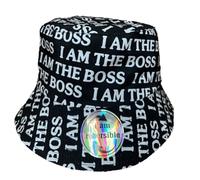 Likes Style Womens Bucket Hat Plain Sun Protection Hat Mens Summer Beach Hat Unisex Reversible Fisherman Hat Cap (I Am The Boss One Size)