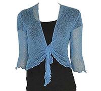 Likes Style Women's Shrug One Size - Sky Blue - One Size Fits All
